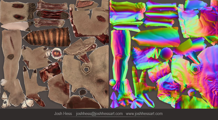 Monster, Bind Pose, front